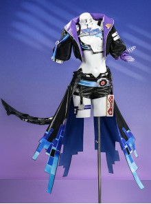 Game Honkai Star Rail Silver Wolf LV.999 Outfit Halloween Cosplay Costume Set