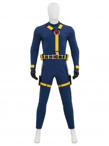 Movie Avengers Doomsday Cyclops Scott Summers Halloween Cosplay Costume Set Without Boots