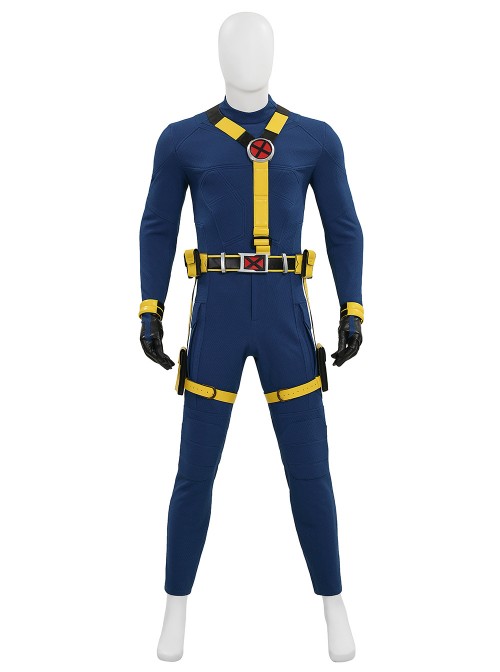 Movie Avengers Doomsday Cyclops Scott Summers Halloween Cosplay Costume Set Without Boots