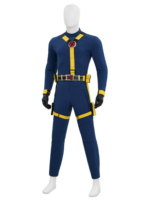 Movie Avengers Doomsday Cyclops Scott Summers Halloween Cosplay Costume Set Without Boots