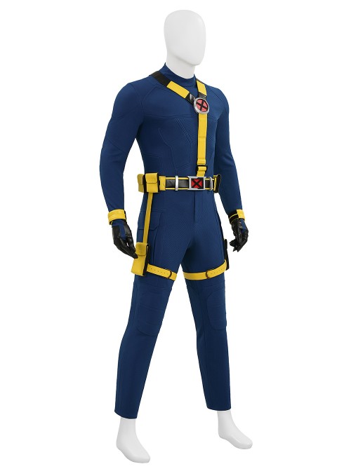 Movie Avengers Doomsday Cyclops Scott Summers Halloween Cosplay Costume Set Without Boots
