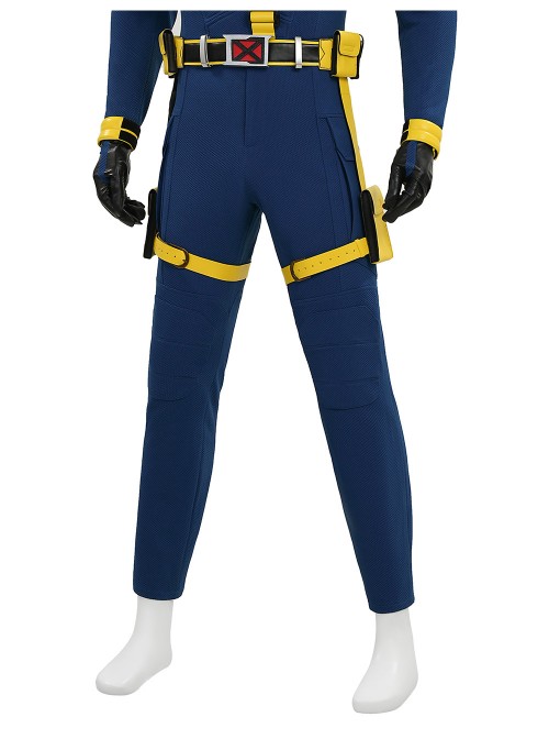 Movie Avengers Doomsday Cyclops Scott Summers Halloween Cosplay Costume Set Without Boots