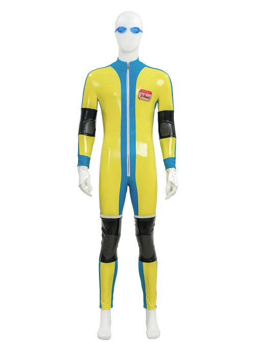 Game Dispatch Waterboy Herman Halloween Cosplay Costume Set