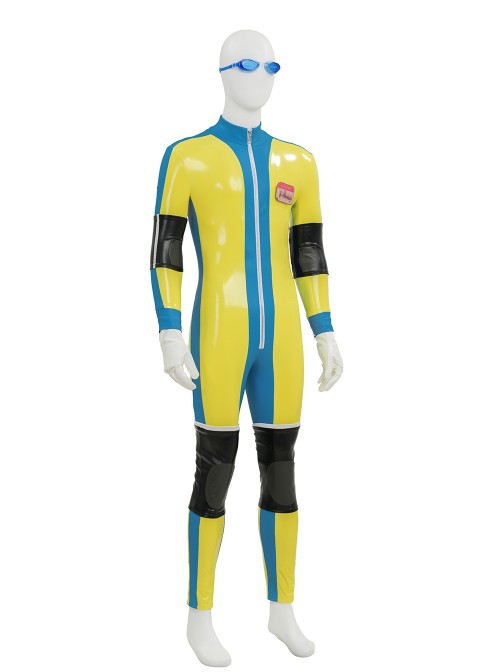 Game Dispatch Waterboy Herman Halloween Cosplay Costume Set
