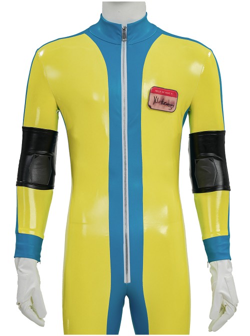 Game Dispatch Waterboy Herman Halloween Cosplay Costume Set