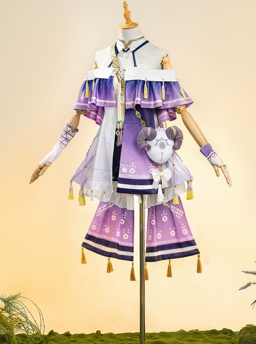 Game Wuthering Waves Sigrika Halloween Cosplay Costume Set