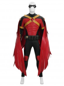 Anime Comics Robin War Tim Drake Halloween Cosplay Costume Set Without Boots