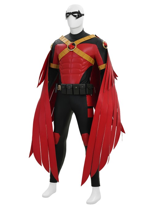 Anime Comics Robin War Tim Drake Halloween Cosplay Costume Set Without Boots