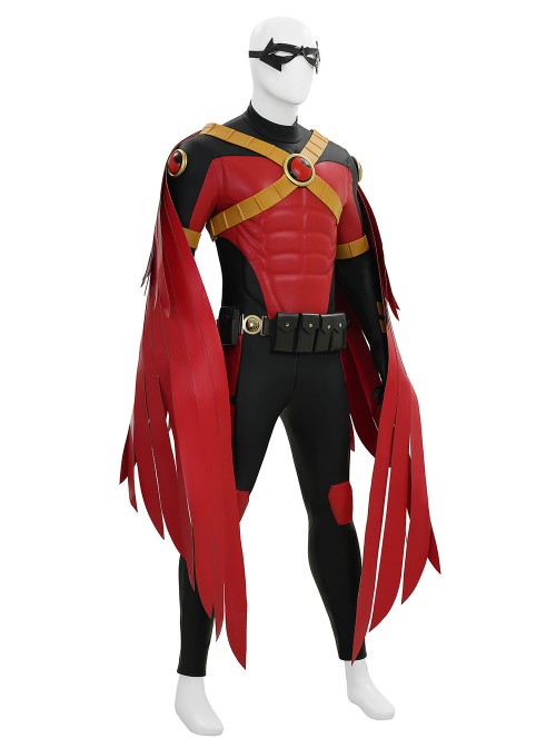 Anime Comics Robin War Tim Drake Halloween Cosplay Costume Set Without Boots