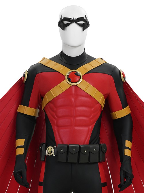 Anime Comics Robin War Tim Drake Halloween Cosplay Costume Set Without Boots