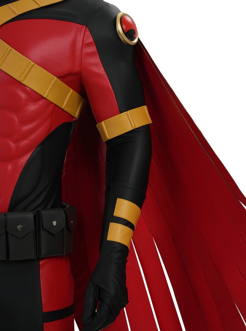 Anime Comics Robin War Tim Drake Halloween Cosplay Costume Set Without Boots