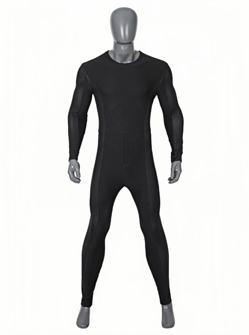 The Flash Batman Movie Version  Halloween Cosplay Costume Black Bodysuit