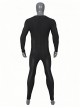 The Flash Batman Movie Version  Halloween Cosplay Costume Black Bodysuit