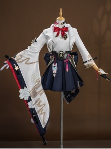 Game Honkai Star Rail Evanescia Halloween Cosplay Costume Set