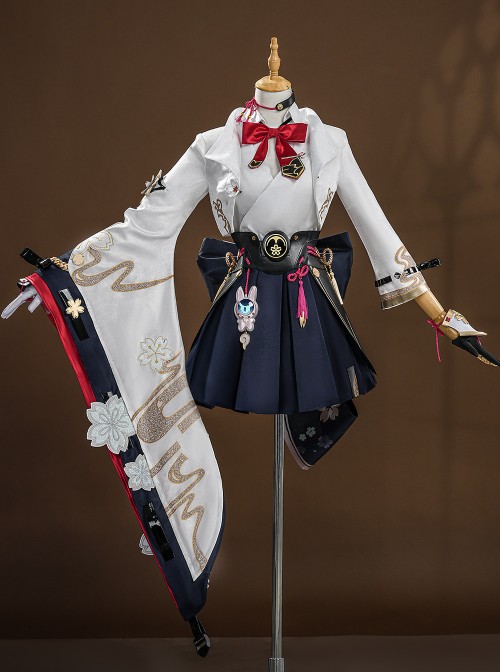 Game Honkai Star Rail Evanescia Halloween Cosplay Costume Set