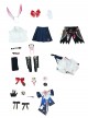 Game Honkai Star Rail Evanescia Halloween Cosplay Costume Set