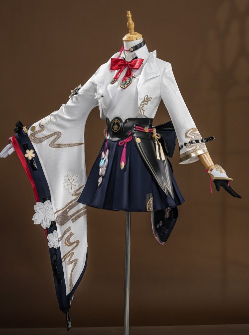 Game Honkai Star Rail Evanescia Halloween Cosplay Costume Set
