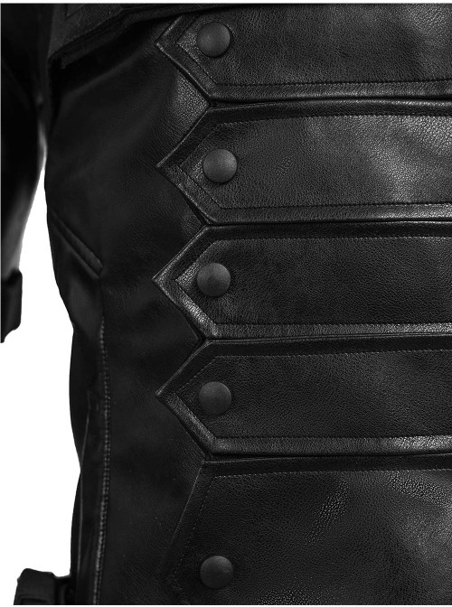 Movie Captain America 2 The Winter Soldier Bucky Barnes Halloween Cosplay Costume Set Without Daggers Without Bullets