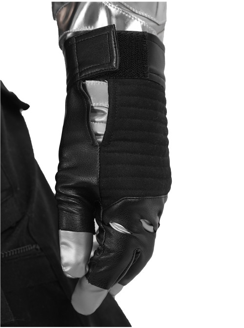 Movie Captain America 2 The Winter Soldier Bucky Barnes Halloween Cosplay Costume Set Without Daggers Without Bullets