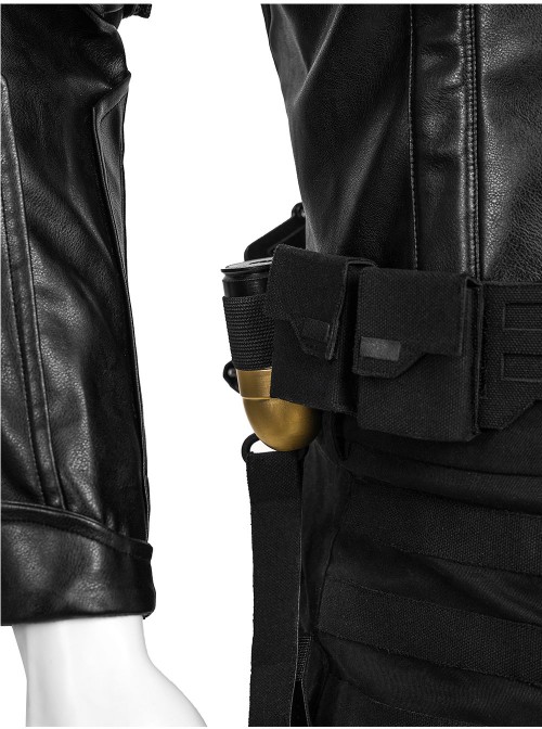 Movie Captain America 2 The Winter Soldier Bucky Barnes Halloween Cosplay Costume Set Without Daggers Without Bullets