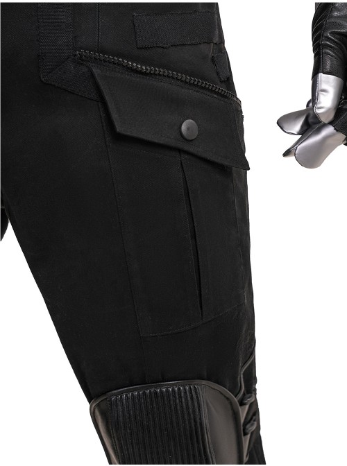 Movie Captain America 2 The Winter Soldier Bucky Barnes Halloween Cosplay Costume Set Without Daggers Without Bullets