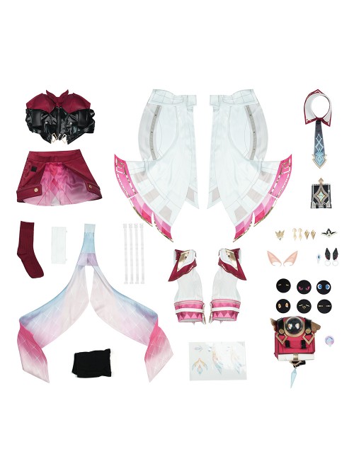 Game Genshin Impact Linnea Halloween Cosplay Costume Set