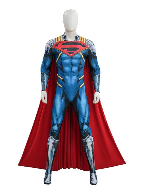 Anime Comics Superboy-Prime Bodysuit Halloween Cosplay Costume Set