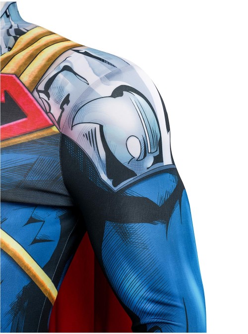 Anime Comics Superboy-Prime Bodysuit Halloween Cosplay Costume Set
