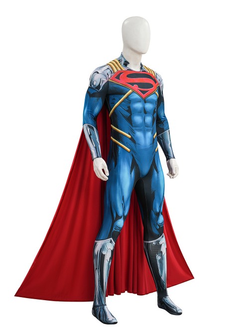 Anime Comics Superboy-Prime Bodysuit Halloween Cosplay Costume Set