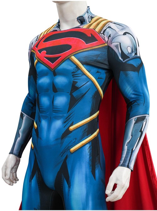 Anime Comics Superboy-Prime Bodysuit Halloween Cosplay Costume Set