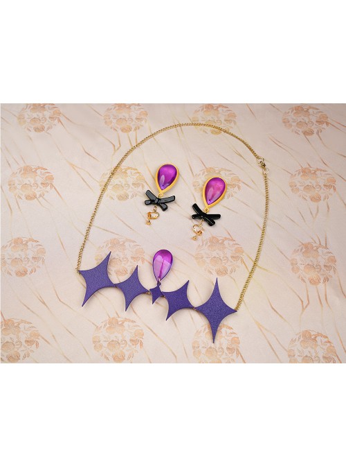Anime Star Detective Precure Moria Luluka Halloween Cosplay Costume Set