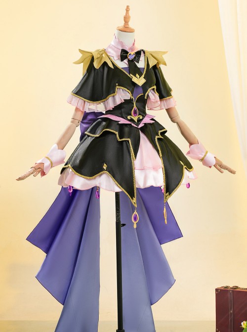 Anime Star Detective Precure Moria Luluka Halloween Cosplay Costume Set