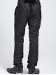 Black 3D Pattern Jacquard High Waist Front Gorgeous Buckles Gothic Style Men's Trousers With Corset