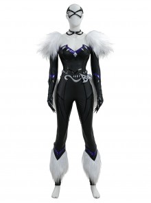 Game Marvel Rivals Black Cat Felicia Hardy Halloween Cosplay Costume Set Without Shoes