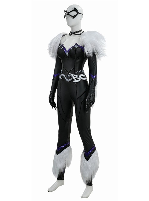 Game Marvel Rivals Black Cat Felicia Hardy Halloween Cosplay Costume Set Without Shoes