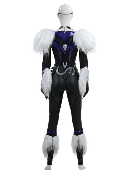 Game Marvel Rivals Black Cat Felicia Hardy Halloween Cosplay Costume Set Without Shoes