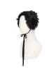Black Rose Patterned Edges Double-Layered Lace Sides 3D Flowers Decoration Gothic Style Lolita Headband