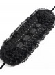 Black Rose Patterned Edges Double-Layered Lace Sides 3D Flowers Decoration Gothic Style Lolita Headband