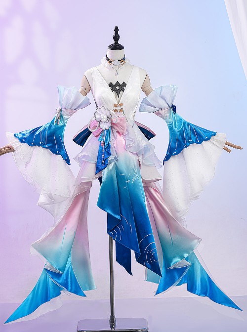 Game Honkai Star Rail Pearl Halloween Cosplay Costume Set