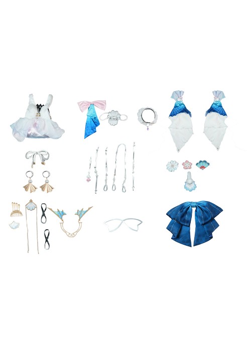 Game Honkai Star Rail Pearl Halloween Cosplay Costume Set