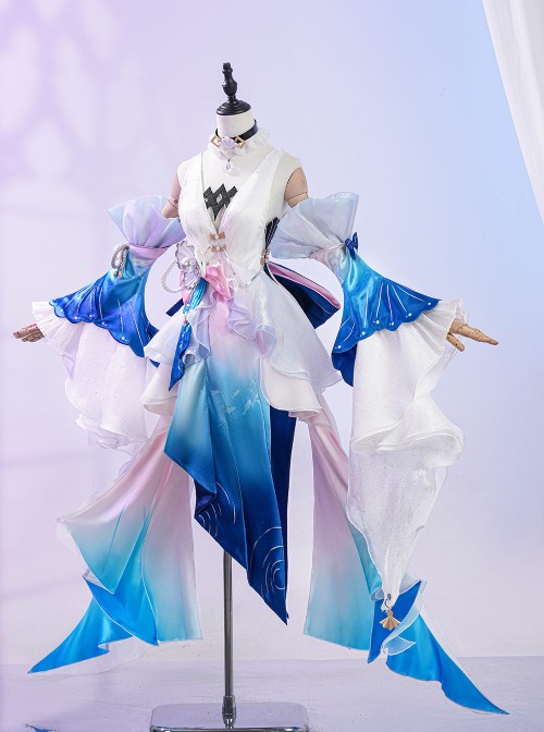 Game Honkai Star Rail Pearl Halloween Cosplay Costume Set