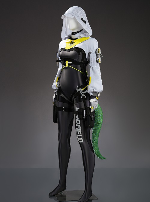 Game Arknights Endfield Fluorite Halloween Cosplay Costume Set