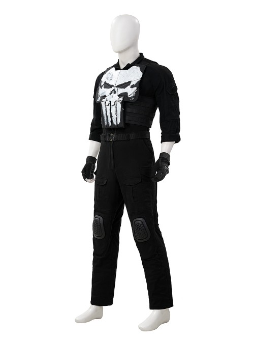 TV Special The Punisher One Last Kill Frank Castle Halloween Cosplay Costume Set Without Shoes Without Weapon Combination