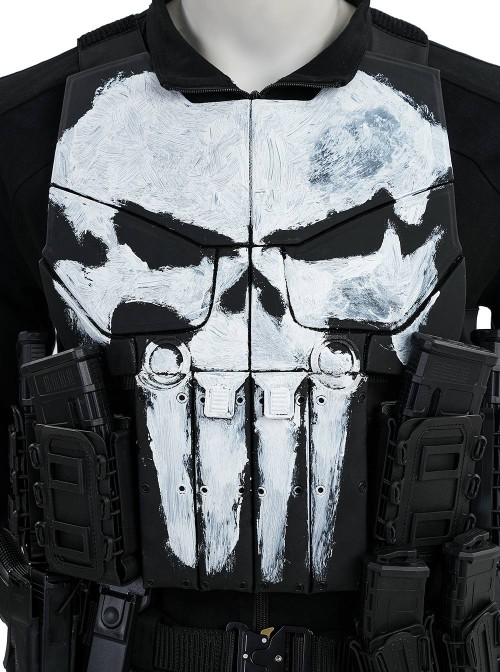 TV Special The Punisher One Last Kill Frank Castle Halloween Cosplay Costume Set Without Shoes Without Weapon Combination