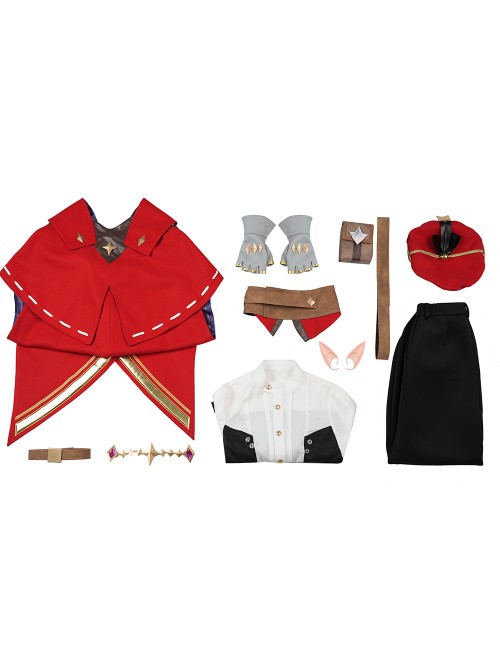 Game Roco Kingdom World Enzo Halloween Cosplay Female Costume Set