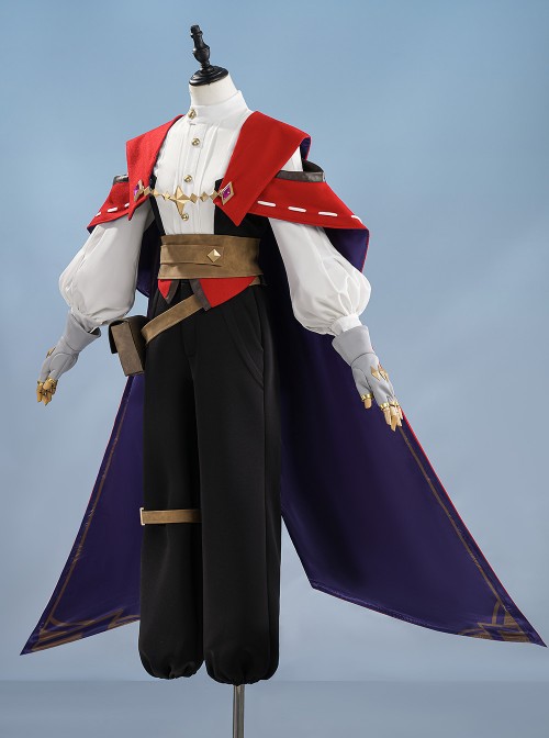 Game Roco Kingdom World Enzo Halloween Cosplay Female Costume Set