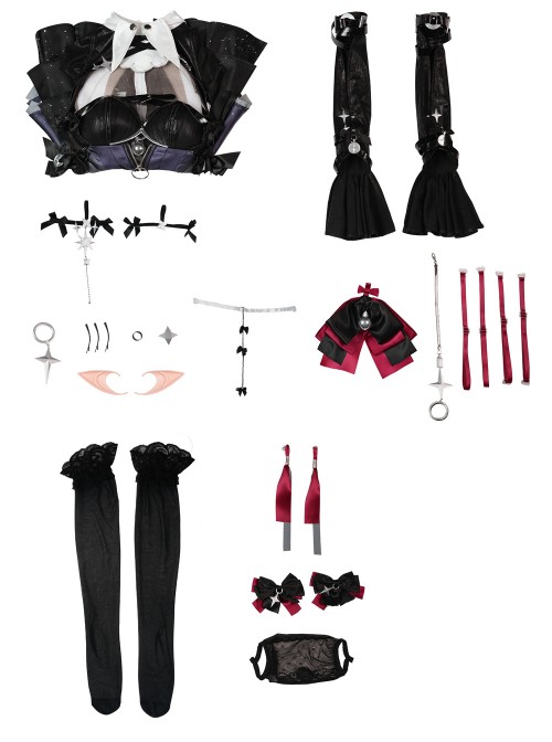Game Zenless Zone Zero Ramiel Halloween Cosplay Costume Set Without Wings Without Shoes