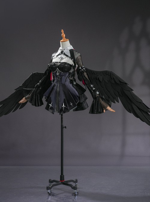 Game Zenless Zone Zero Ramiel Halloween Cosplay Costume Set Without Wings Without Shoes