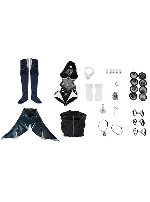 Game Zenless Zone Zero Promeia Halloween Cosplay Costume Set