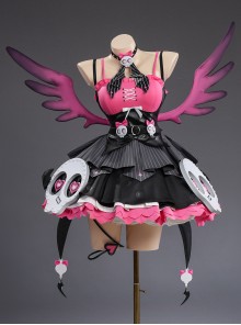 Game Zenless Zone Zero Aria Black Version Halloween Cosplay Costume Set Without Headphones